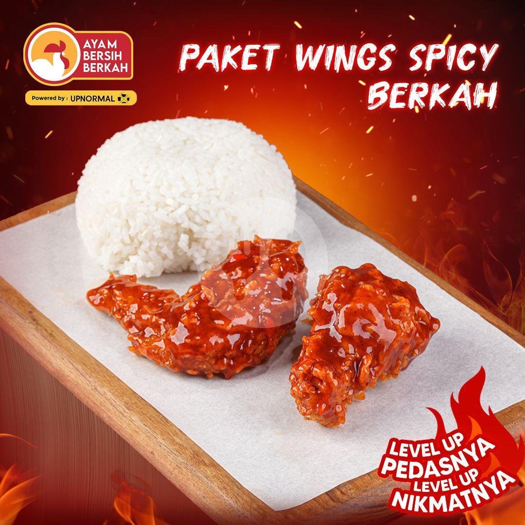 Paket Double Wings Spicy Berkah menu Ayam Bersih Berkah, Antapani