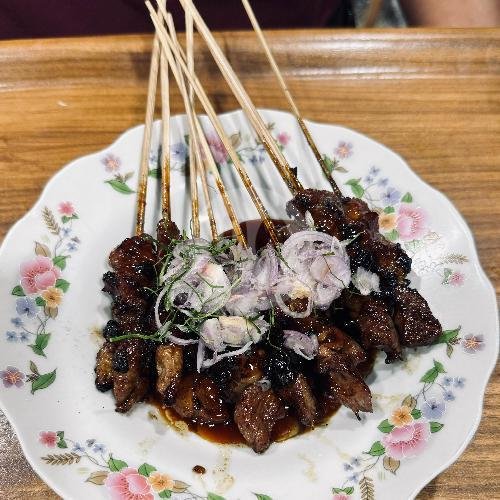 10 TUSUK SATE KAMBING HATI menu WARUNG MORO SENENG SATE KAMBING DAN GULE, SULFAT
