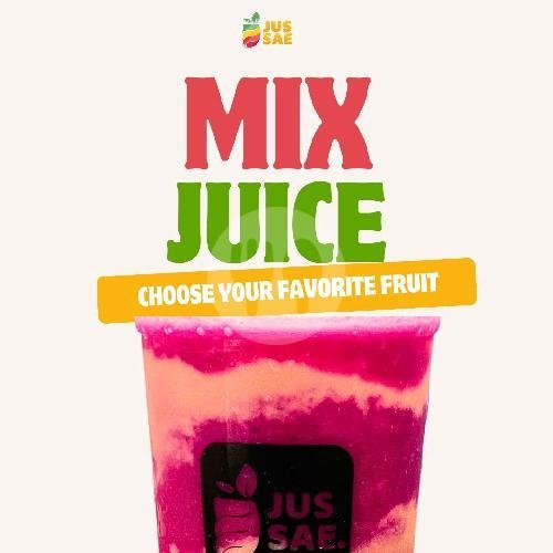 Jus Mix (Custom) menu Jus Buah - Jussae, Stasiun Kota Kediri