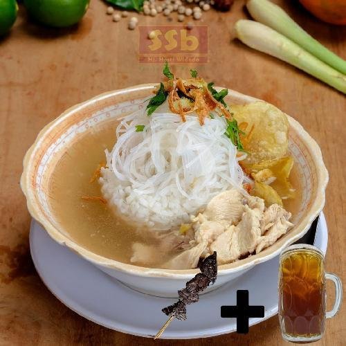 Paket Nasi Soto Sapi (Reguler) menu Spesial Soto Boyolali (SSB) Hj Hesti Widodo, Palmerah