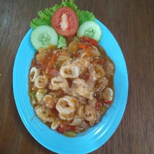 Cumi Asam Manis/Pedas menu Seafood Borobudur