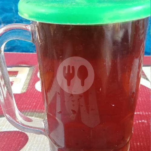 Teh Tawar menu Bubur Ayam Yks Pak Edi, Dukuh Kupang Barat Warkop 27