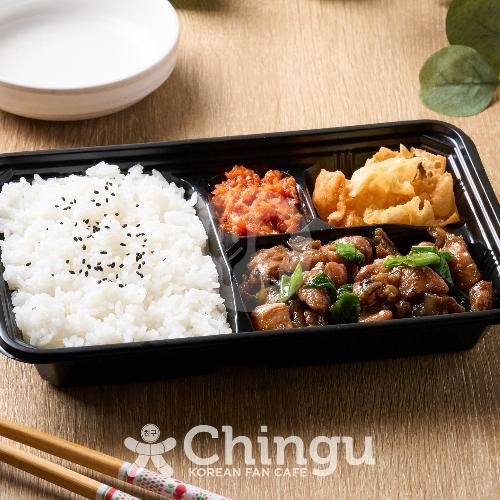 Chingu Bento 1 - Beef Bulgogi menu Chingu Korean Cafe, Buah Batu