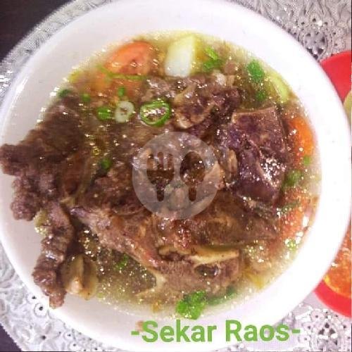 Nasi + Sop Iga Porsi Sedang menu Sop Iga Dan Buntut Sapi Sekar Raos, Wijayakusuma