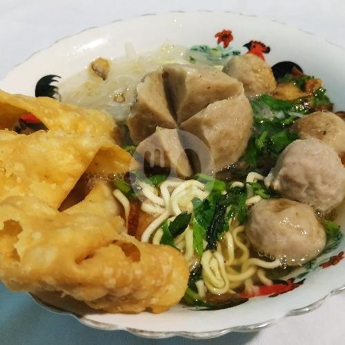 Mie Ayam menu Soto Sapi Mie Ayam & Bakso Handayani, Tambalan Pleret