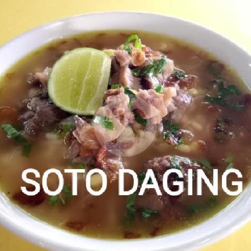 Soto Ayam + Nasi menu Soto Taman Sari, Mlati