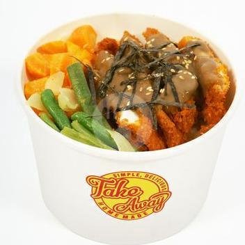 Chicken Katsu Rice Bowl Mushroom Sauce menu Take Away, Tamblong