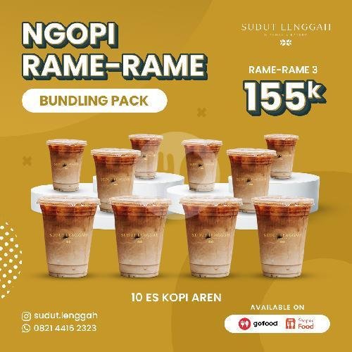 Ice Greentea menu Sudut Lenggah