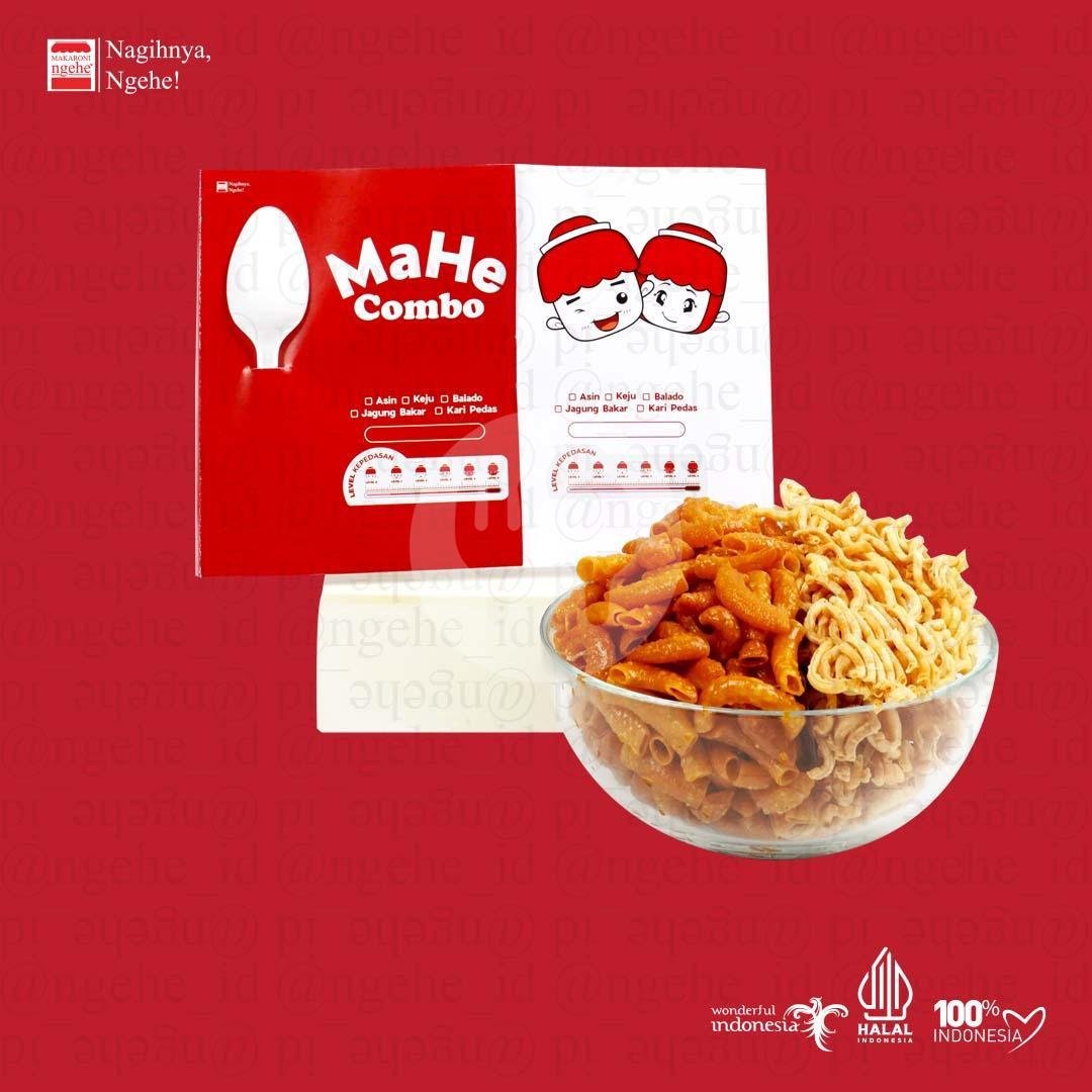 Makaroni Kering Original menu Makaroni Ngehe, Klebengan