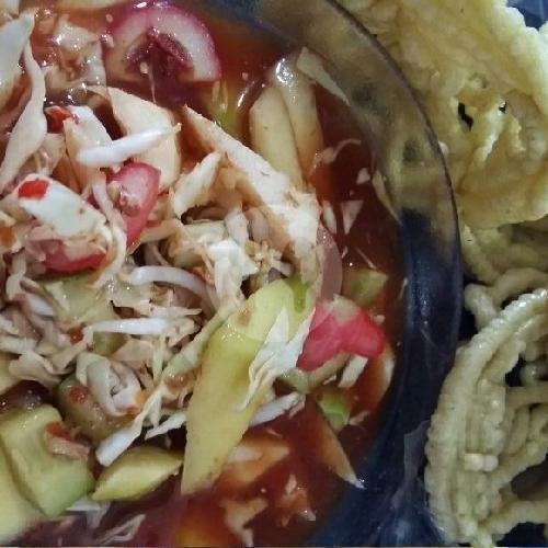 Rujak Cuka + Kerupuk Mie menu Gado-Gado Tengku Angkasa, Dago