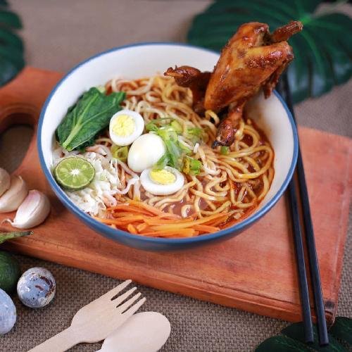 Mie Puyuh Kuah Lada Hitam menu Mie Puyuh Abah Odik