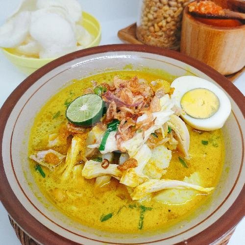 Nasi Putih menu Soto Ayam Pak Elan Paseh