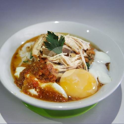 Bubur Ayam Telur menu Bubur M Toha, Setiabudi Tegal
