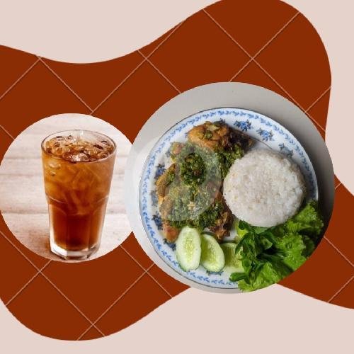 Nasi Ayam Penyet Sambel Merah menu Ayam Geprek Hokki, Tegal Arum