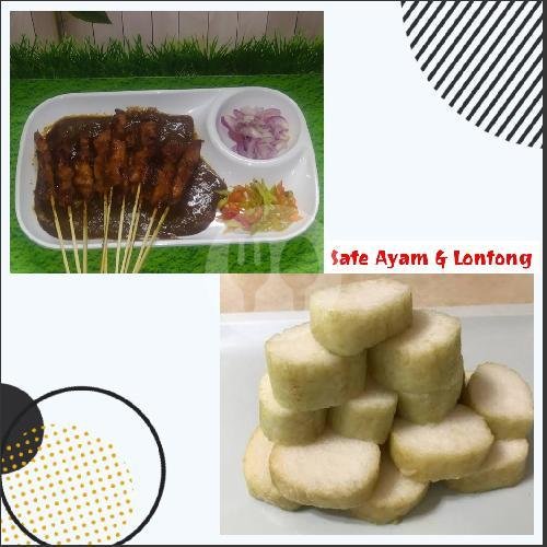 Sate Kambing + Lontong menu Sate Pak Amad, Gatotan