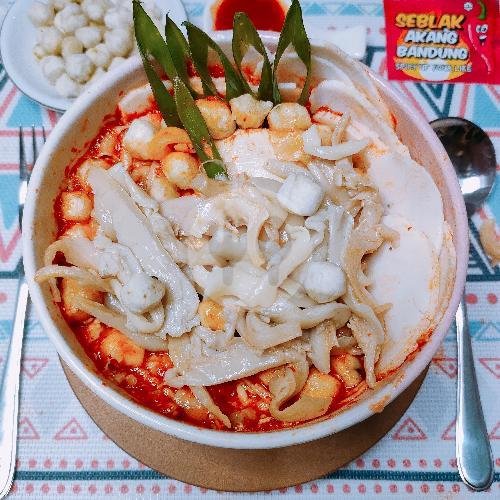 Seblak Mie Tahu menu Seblak Akang Bandung Gajah Raya, Gayamsari
