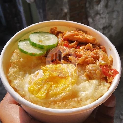 Nasi Paru Pedas menu Eat Sans, Karyamulya