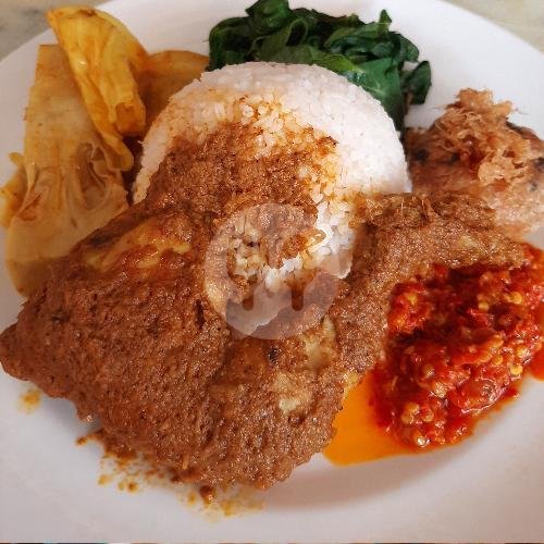 Nasi Rendang Perkedel menu RM Pojok Raso, Paledang