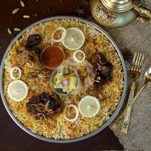 Nasi Biryani Daging Ayam Box menu Jazirah food arab taste