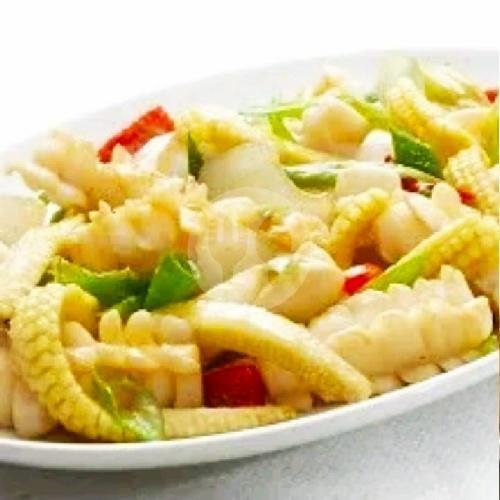 Cumi Cah Jamur menu BAKMI & SEAFOOD 89 JOGLO