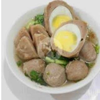 Bakso Telor + urat + mercon menu Bakso Mercon Rizky, Pasar Minggu