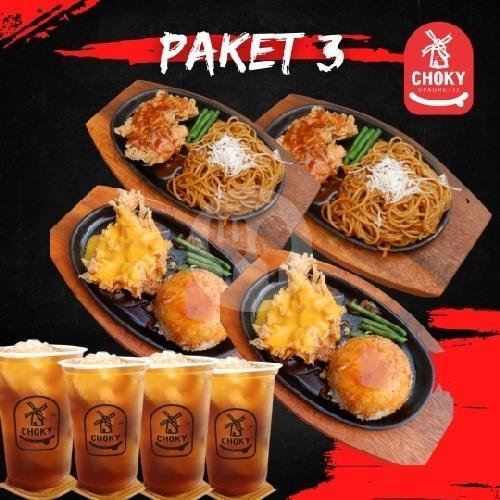 Jdp Potato BBQ + Chicken Pop menu Choky Spaghetti Steak, Godean, Yogyakarta