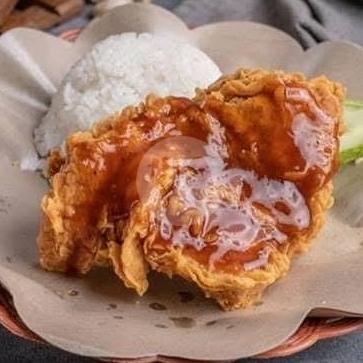 Indomie Ayam Geprek Saus Barbeque menu Master Ayam Geprek, Kartasura