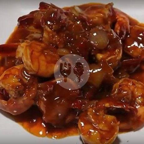 Udang Goreng mentega Ps menu RM. Gajah jaya