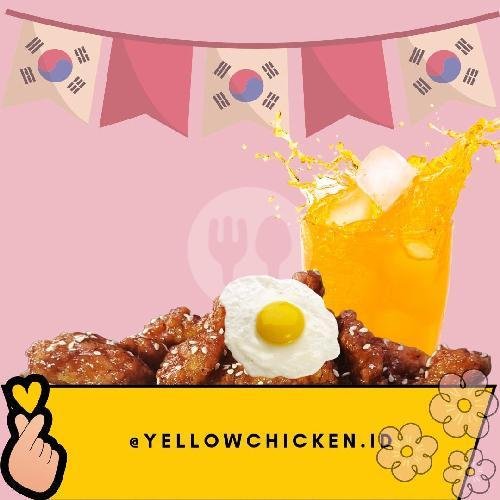 Rice Box Reguler Keju + Telur + Lime Squash menu Yellow Chicken, Mampang Prapatan