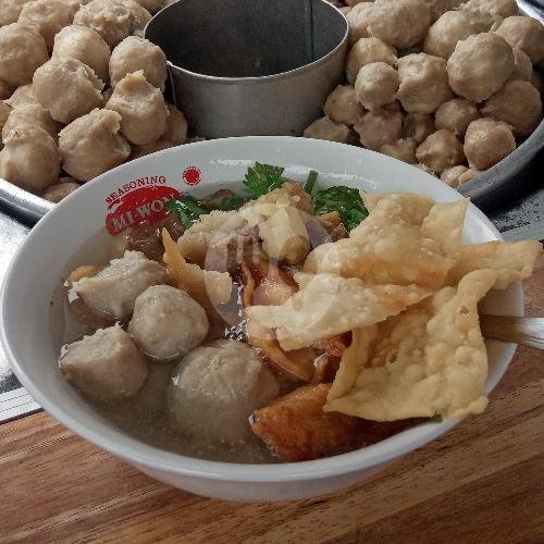 Bakso Kecil + Pangsit Gorengg menu Bakso Malang Bang Samson, A. Yani