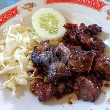 Sate Goreng Sapi menu Warung Sate Solo Madu Mekar, Cileunyi