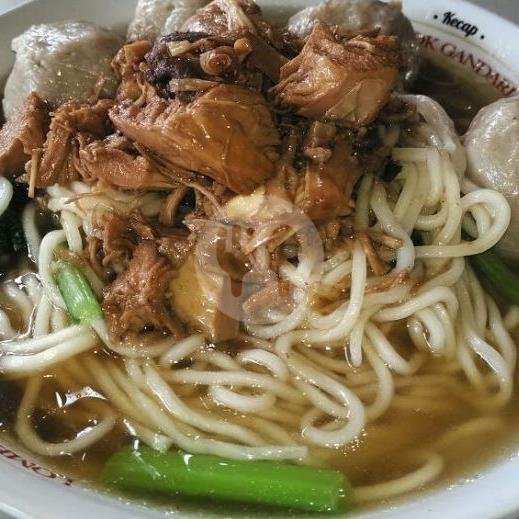 Mie Ayam Kepala + Es Teh menu Mie Ayam & Bakso Sulur, Tentara Genie Pelajar