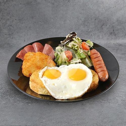 Eggs Benedict menu JCO, Jati Asih Stand Alone