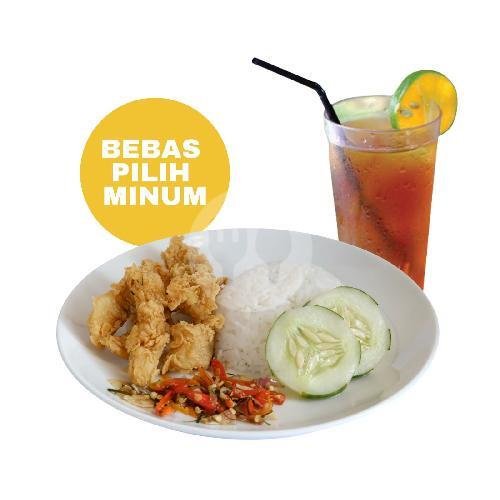 Kulit Ayam Crispy menu Ayam Geprek Cip Cip, Ketintang