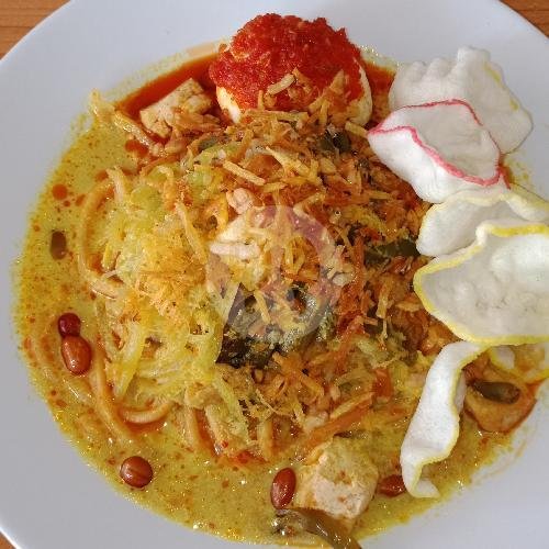 Lontong Medan Komplit menu LONTONG MEDAN RAHMA33, Jl. Raya Kalimalang