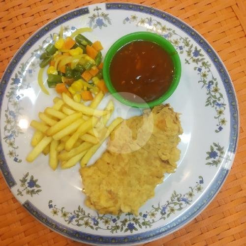 Chicken Steak Barbeque menu Kedai Sangrila