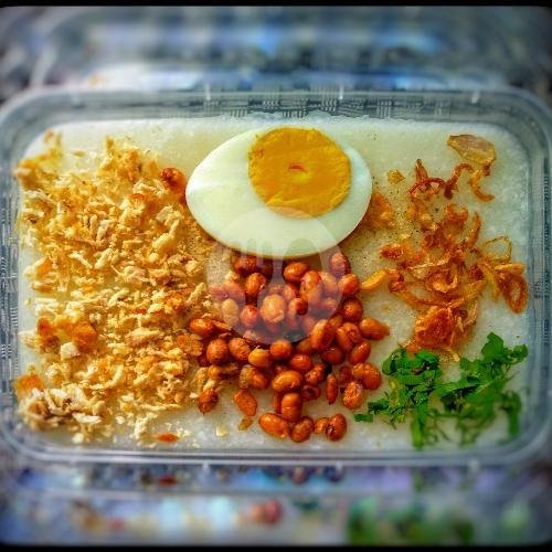 Bubur Ayam Cianjur + Telor menu Bubur Ayam & Nasi Uduk Lapau SM, Jojoran, Gubeng