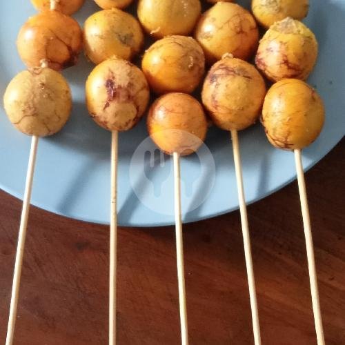 Sate Telor Puyuh menu Bubur Ayam Mang Ato, Bintaro Tengah