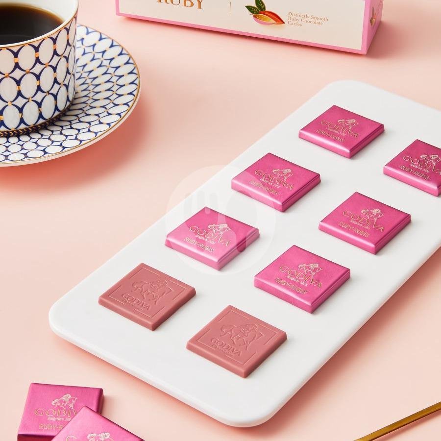 Orange Dark Chocolate Carré menu Godiva, Plaza Indonesia