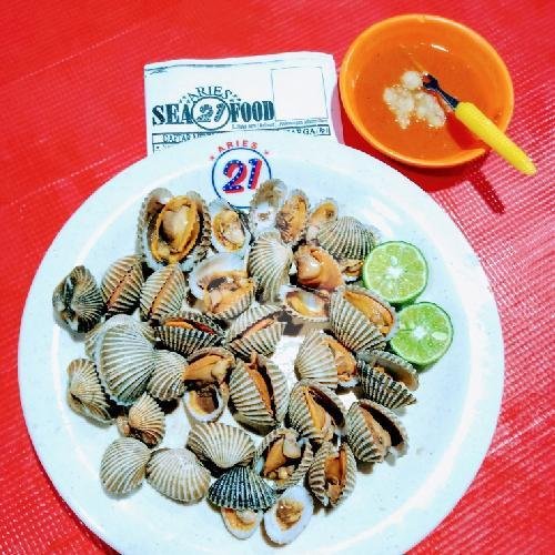 Ikan kuwe Bakar Madu menu ARIES 21 SEAFOOD, Kalimati Jakarta Utara