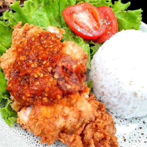 Nasi Ayam Geprek Mozzarella menu Ciprek (Cirebon Geprek), Karanggetas