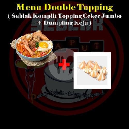 Seblak Komplit Topping Dumpling Keju menu Seblak Smaput 13A, Cipinang