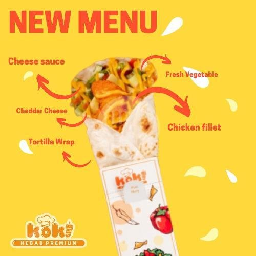 Chicken Kebab ( Super Large ) menu Koki Kebab Premium, Soekarno Hatta