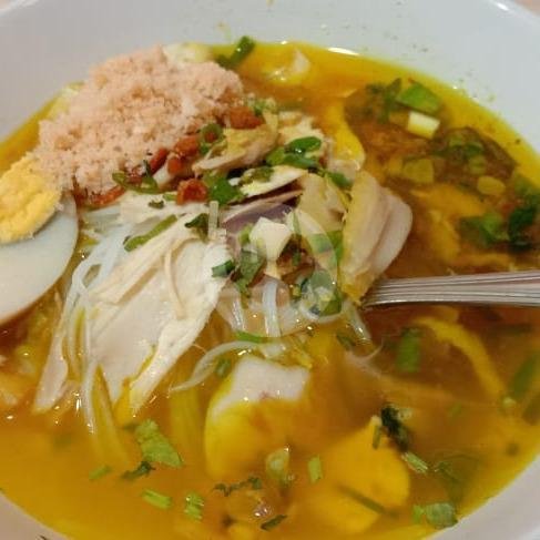 Soto Ayam menu Tahu Campur Cak Tris, Veteran