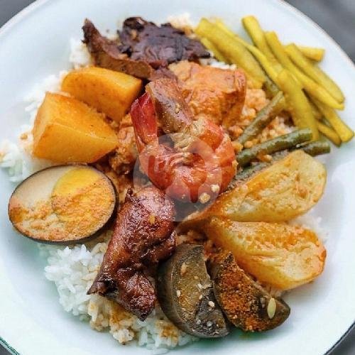 Nasi Putih menu Nasi Campur Asan 333, Danau Sunter Utara