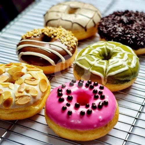 Donat Meses Coklat 6 Pcs menu Roti Srikaya Tet Fai, Kerendang Raya