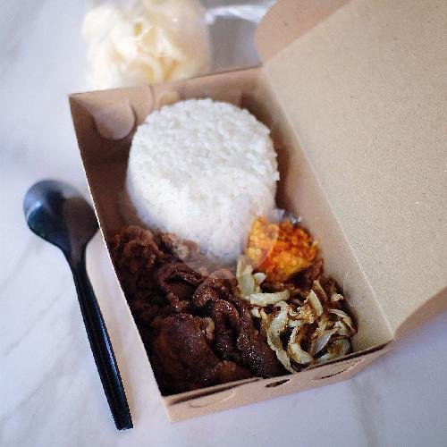 Nasi Beef Teriyaki (Manis) menu AYO mAKAN DAGING
