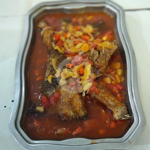 Gurame Asam Manis menu Warteg Haikal, Poris Paradise 3