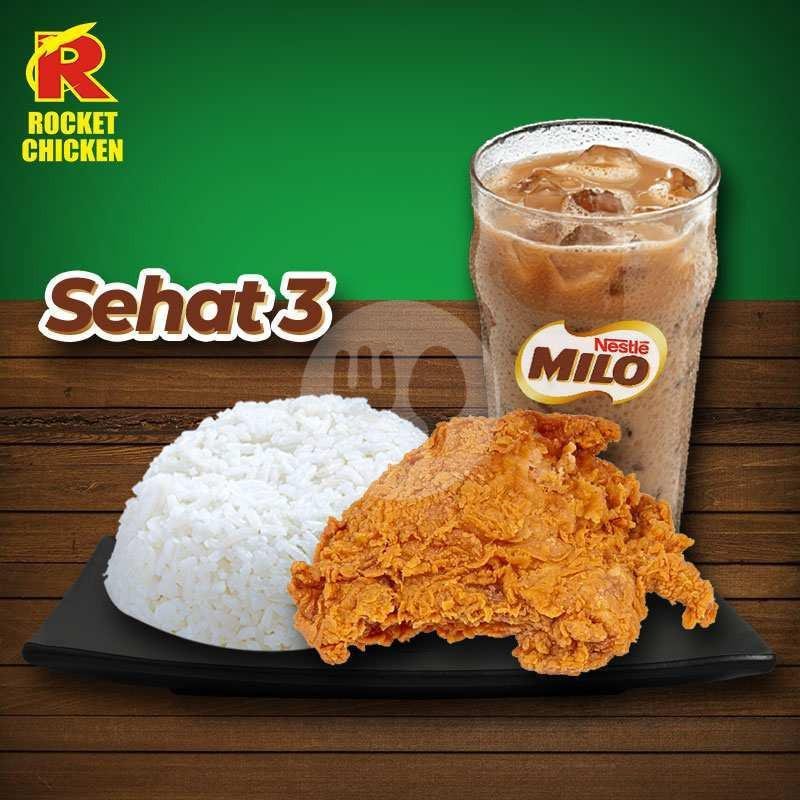 Sehat 3 menu Rocket Chicken, Kronggahan
