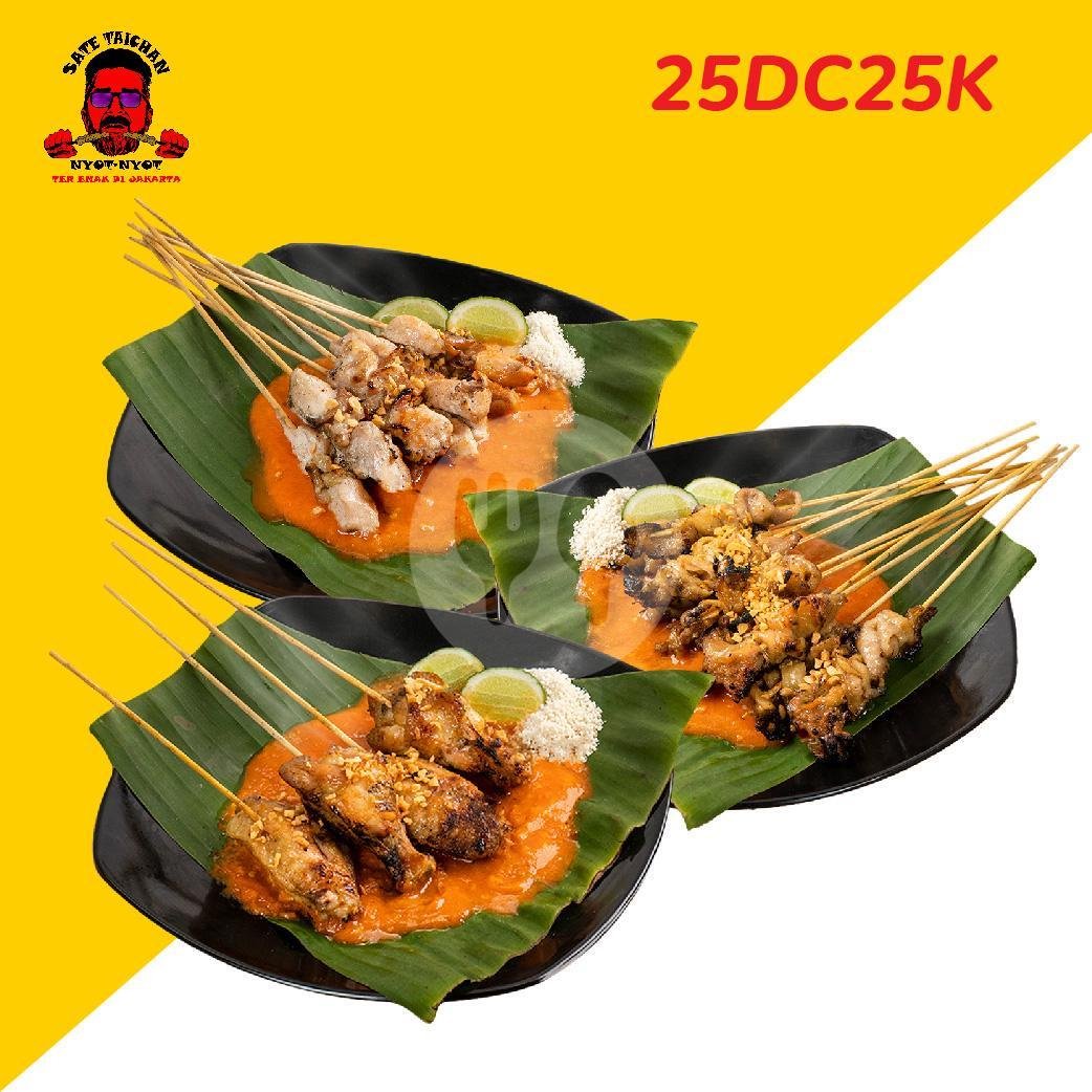 Sate Taichan 50 Tusuk Free 4 Chicken Wings (25DC25DF) menu Sate Taichan Nyot Nyot, Muara Karang